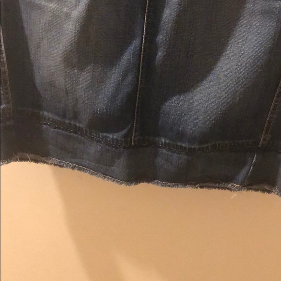 Mid length jean skirt - Picture 4 of 5